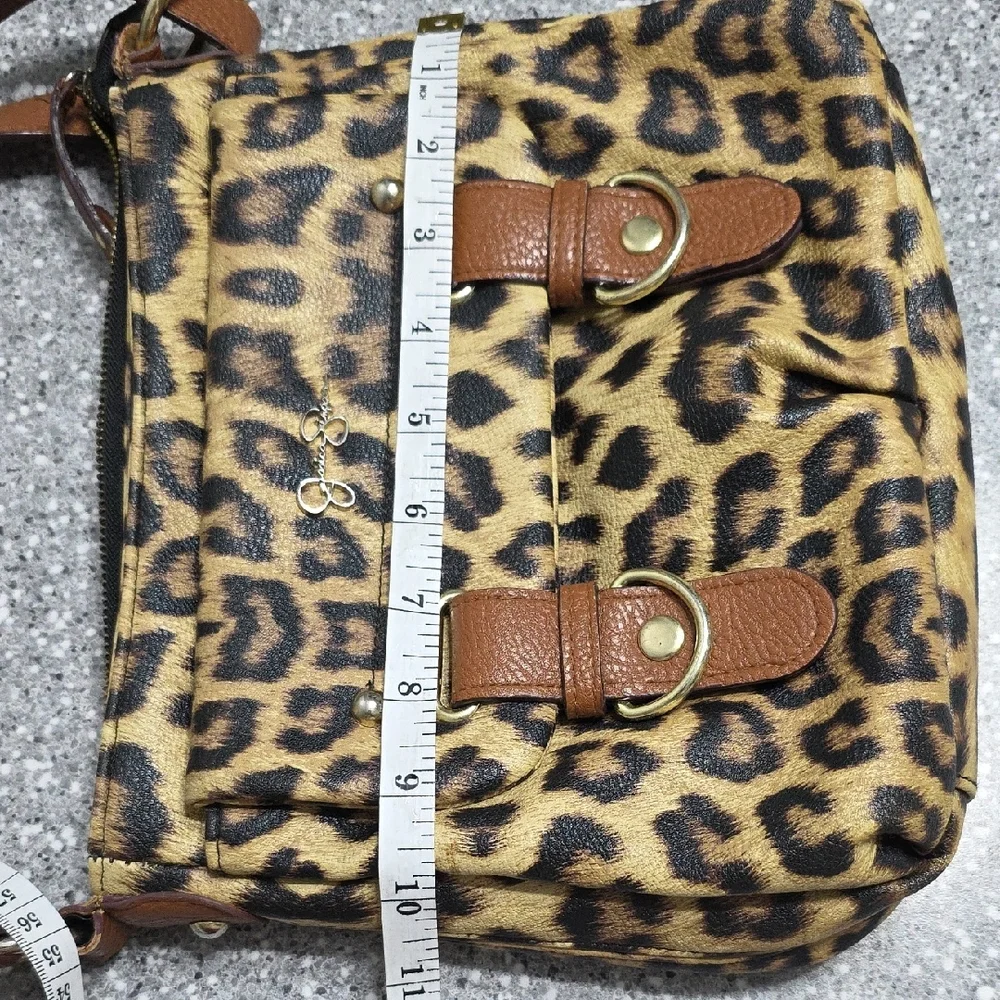 Jessica Simpson Leopard Print Crossbody Bag